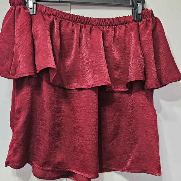 Urban Outfitters Red Blouse Size S-P - Picture 6 of 10